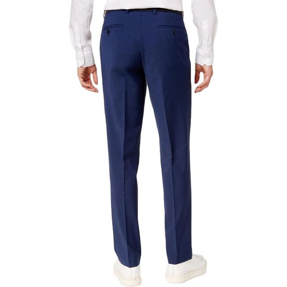 Bar III Mens Blue Wool Blend Slim Fit Office Dress Pants NWT - Picture 2 of 2